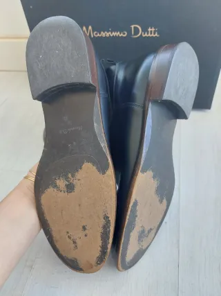 Botines piel Massimo Dutti Talla 39