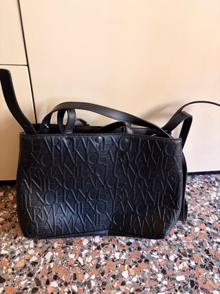 Borsa Armani Exchange Nera