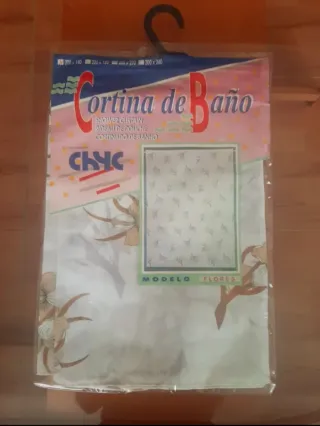 Cortina de Baño de tela CHYC Flores