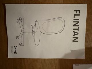 Silla de oficina Ikea color crema