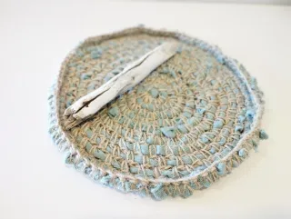 Vacía bolsillos / salvamanteles / decoración pared