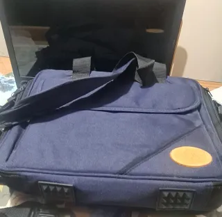 Borsa porta PC CROWN con tracolla doppio comparto