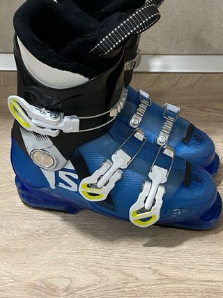 Botas de esquí junior Salomon azules