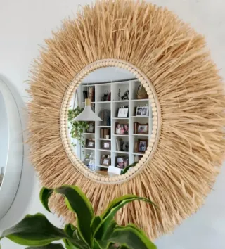 Espejo 72cms Macramé