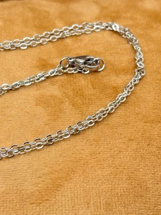 Collar mujer acero inoxidable sol hecho a mano