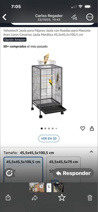 Jaula para pájaros Yaheetech