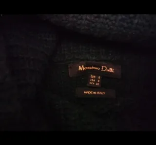 Jersey verde botella de Massimo Dutti.