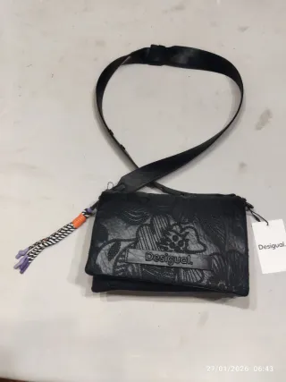 Bolso Desigual Negro Multicolor