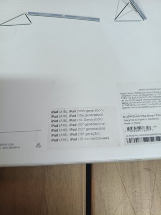 Apple Smart Folio, Funda tablet para el iPad (A16), Poliuretano, Sandía