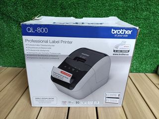 Brother QL-800 - Impresora de Etiquetas (térmica Directa, 300x600 dpi, Centro, Izquierda, Negro, Rojo, Raster_P, alámbrico)