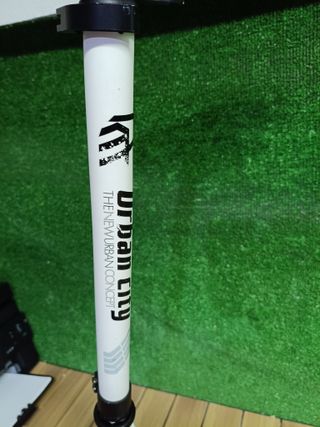 Patinete blanco Des Krf Scooter Urban City 145 Revolution Black/WH