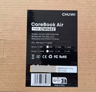 Portátil Chuwi CoreBook Air RYZEN