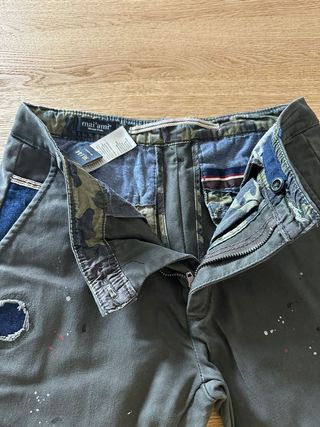Mai Ami Jeans Militari Patch Tg 30