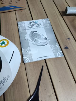 Aspirador de Mano, sin bolsa, 600 W, 1.5 litros, Blanco