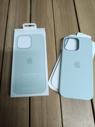Funda de silicona con MagSafe para el iPhone 16 Pro Max - Aguamarina