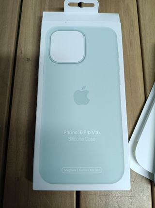 Funda de silicona con MagSafe para el iPhone 16 Pro Max - Aguamarina
