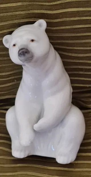 Orso Polare Lladro 13cm Porcellana