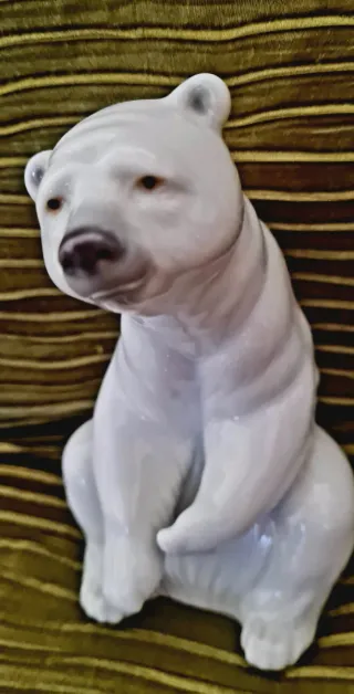 Orso Polare Lladro 13cm Porcellana