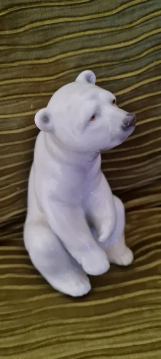 Orso Polare Lladro 13cm Porcellana