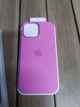 Funda de silicona con MagSafe para el iPhone 16 Pro Max - Peonía