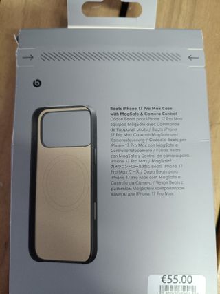 Apple Funda Beats con MagSafe y Control de Cámara para el iPhone 17 Pro Max - Gris antracita