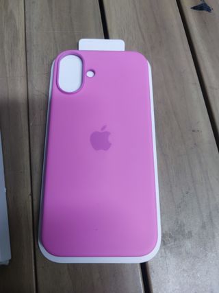 Funda de silicona con MagSafe para el iPhone 16 Plus - Peonía