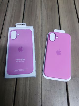 Funda de silicona con MagSafe para el iPhone 16 Plus - Peonía
