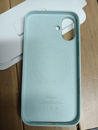 Funda de silicona con MagSafe para el iPhone 16 Plus - Aguamarina
