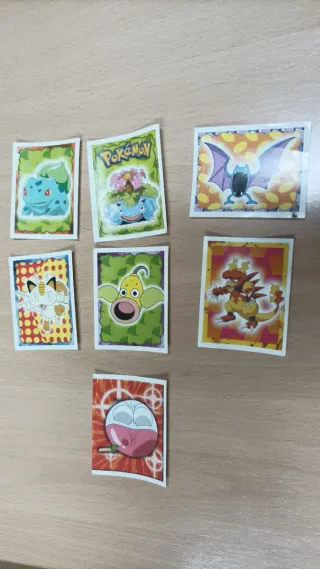 Para Andrés 7 Pokémon cromos