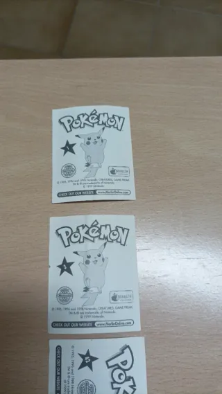 Para Andrés 7 Pokémon cromos