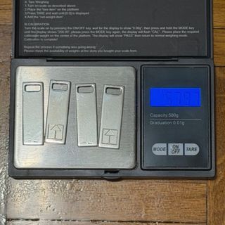 Lote 4 piezas Plata 925 (57,97 g)