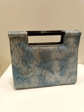 Bolso de mano estampado
