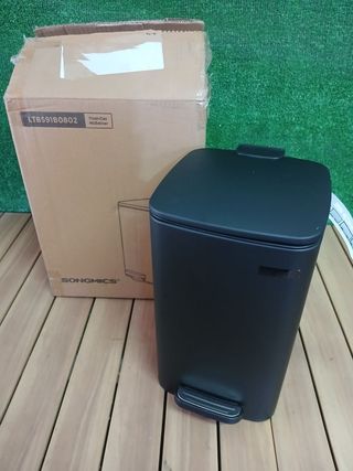 SONGMICS LTB591B0802 Cubo de Basura de Baño, 8 L