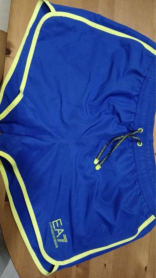 Bañador Emporio Armani Azul y Amarillo