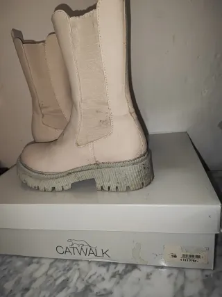 Botas Catwalk Beige