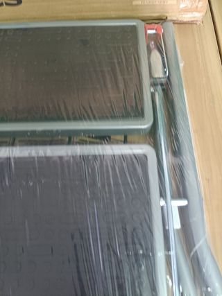 SONGMICS GSL002GY01 Escalera de 2 peldaños Plegabl