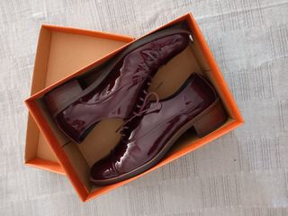Zapatos charol burdeos Gadea