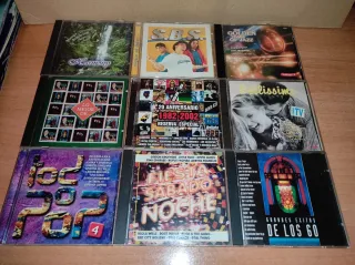 Lote 9 CDs Música Variada: Pop, Jazz, Rock