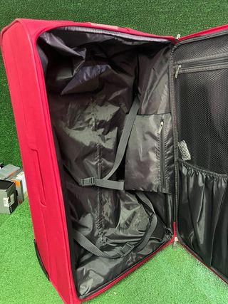 Maleta de mano Paklite roja con 2 ruedas