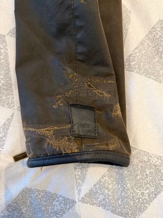 Chaqueta Barbour Wax Marrón/Verde