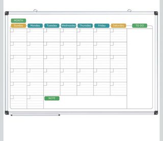 ARCOBIS Calendario Pizarra Magnética 90x60 cm