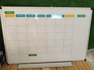 ARCOBIS Calendario Pizarra Magnética 90x60 cm