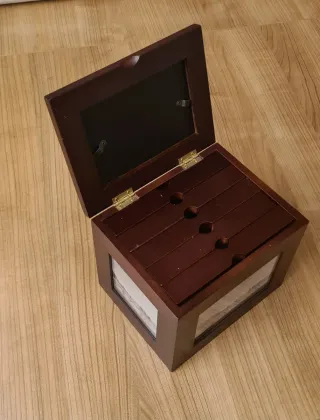 Caja de madera para fotos