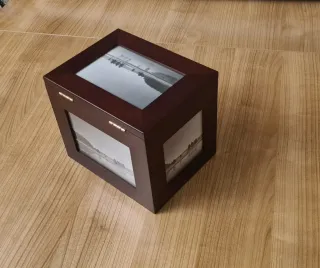 Caja de madera para fotos