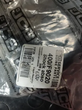 Amortiguador Asiento Retroexcavadora JCB 3cx