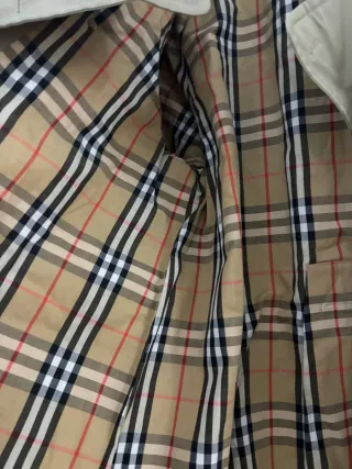 Gabardina Burberry caqui Clásica