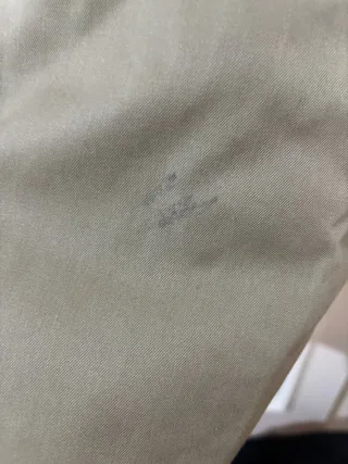 Gabardina Burberry caqui Clásica