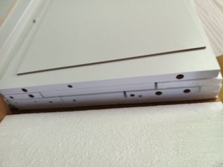 VASAGLE Mesita de Noche, Mesa Auxiliar con Cajón, Asa, Compartimento Abierto, para Dormitorio, Salón, Blanco Nube LET619T14