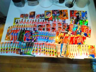 Lote 127 cromos Atlético de Madrid