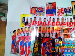 Lote 127 cromos Atlético de Madrid